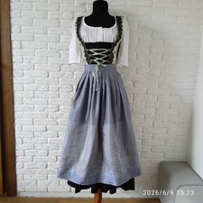Vintage Austria Edelnice Dirndl Oktoberfest Dress Size EU 36 and white blouse