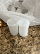 25 pcs with lids-Empty 35mm Film Storage Containers canisters  white