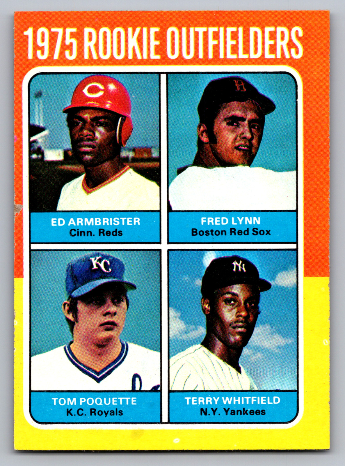 1975 TOPPS #622 FRED LYNN BOSTON RED SOX ROOKIE