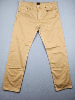 PT05 Jazz Jeans Mens 34x29 Beige Khaki Regular Fit Stretch Denim Casual Pants