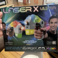 Laser X Ultra Micro Double B2 Blasters 2-Player Set with Batteries