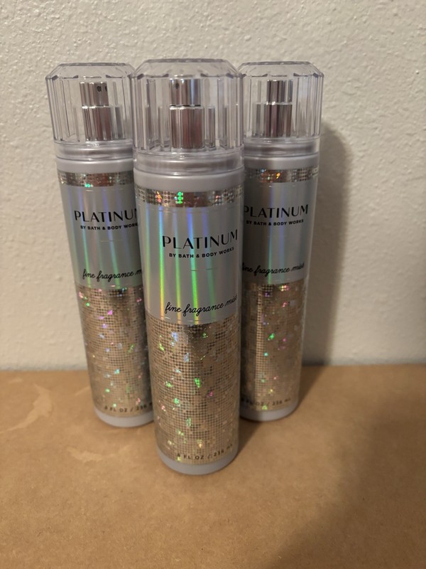 Bath & Body Works Platinum Fine Fragrance Mist – 3 Pack 