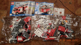 LEGO CITY FIRE TRUCK COMPLETE SET 7239 NO BOX