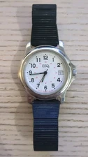 Vintage ESQ Swiss/Movado Mens Watch Military Time 38mm New Battery Works Great