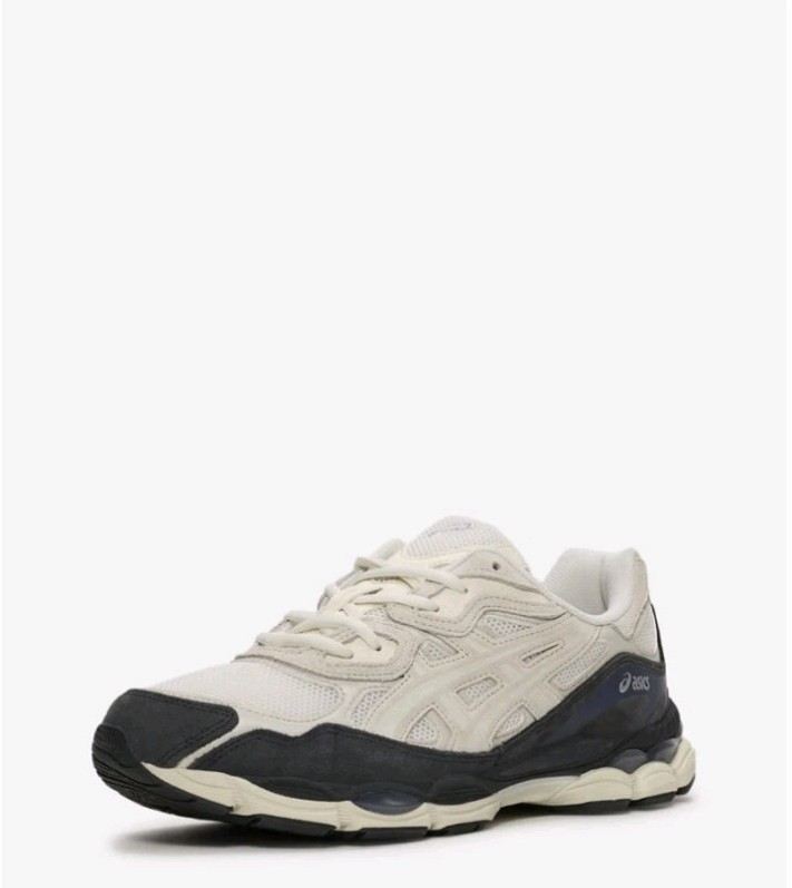 ASICS Gel Low Top Beige Black Mesh Men's Sneakers Athletic Lace Up thumbnail 3