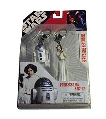 Star Wars Series One Keychains with 2 Figures Princess Leia & R2-D2