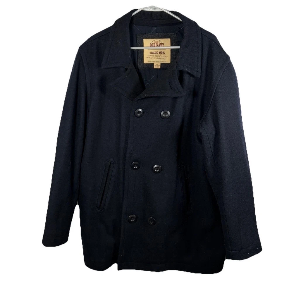 Old Navy Black Coats, Jackets & Vests Wool Outer Shell for Men | eBay