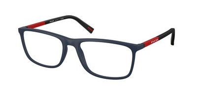 PRADA LINEA ROSSA PS 03QV MAG1O1 Matte Blue Demo Lens 57 mm Men's Eyeglasses