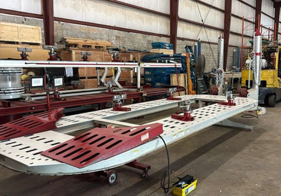 CHIEF IMPULSE TILT AUTO FRAME MACHINE 2 TOWERS 10 TON 18 FEET  10,000 LB LIFT