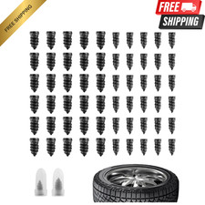 Share 60 Pcs Tire Repair Rubber Nail Screw Tire Plugs Quick Puncture for Car Tru