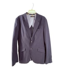 Antony Morato Gold Navy Blue Super Slim Fit Cotton Blazer Jacket Mens 54 XXL