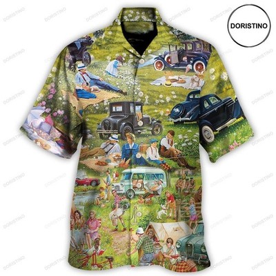 Camping It8217s Picnic Time So Funny Limited Edition Hawaiian Shirt