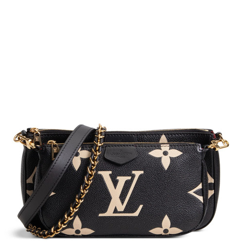 LOUIS VUITTON Monogram Bicolor Empreinte Multi Pochette Accessoires -