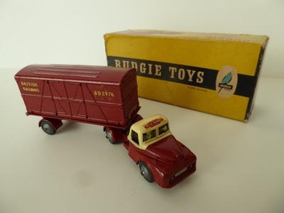 Budgie 252 British Railways Container Transporter/Boxed/Near Mint Rare 1st Issue