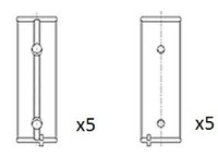 Kurbelwellenlagerschale FÜR Peugeot 205 II (20A/C) - FAI AutoParts BM1042-STD