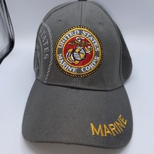United States Marine Corps Gray Cap USMC One Size