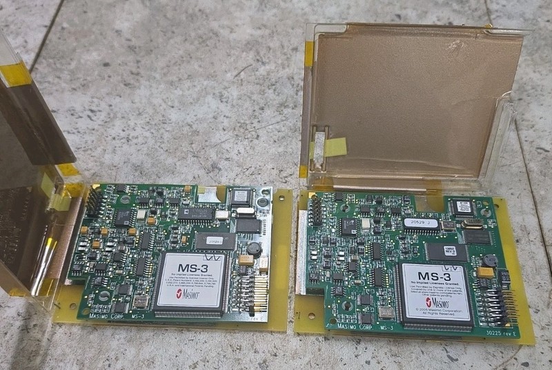 Lot of (2) 30225 Rev E Masimo MS-3 Oximetry Board for Zoll NEW!