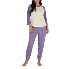 Eddie Bauer Ladies 2-piece Sleep Set, Purple, Small - NEW W/OUT TAGS