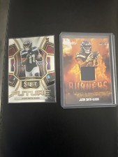 Jaxon Smith Njigba-2 Card Lot-2025 Absolute Burners Patch 2023 Rookie Select