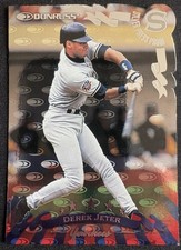 1998 DONRUSS BASEBALL DEREK JETER #100 SILVER PRESS PROOF SP  1500 YANKEES