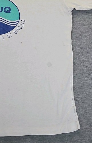 VTG Ocean University Of Qingdao China Tshirt OUQ Sz XL Single Stitch China Made - Picture 7 of 22