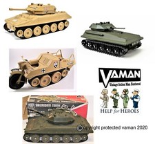 Cherilea  Action Man Starlocks to fit Tanks and  kettenkraftrad set of 15