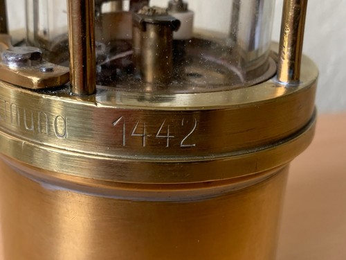Alte Grubenlampe / Benzin-Wetterlampe, CEAG, Typ 1442, Messing - 第 10/12 張圖片