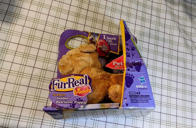 Furreal Friends New Born Golden Retriever Puppy Plush Toy In Original Box Nos For Sale Online