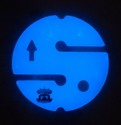 10 x Cave Cookies, Höhlenmarker, selbstleuchtend, Glow in the Dark, Alpha Divers