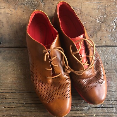 Cole Haan Tan Brown Leather Oxford Lace-Up Shoes Grand 0S s-l400.jpg main image 3