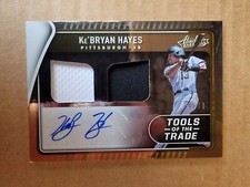 2022 Absolute Tools of the Trade 2 Swatch Signatures #TT2S-KH Ke'Bryan Hayes /99