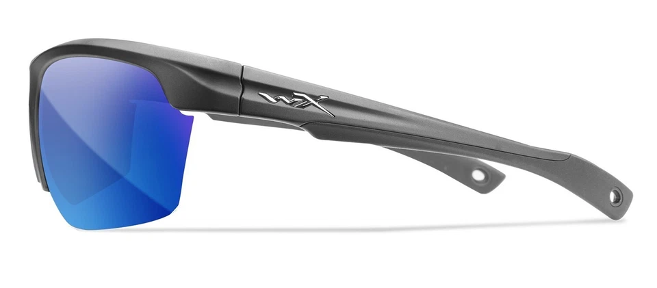 Nuevas gafas de sol deportivas juveniles Wiley X SWIFT | Lente espejo grafito/azul Foto 3 de 4