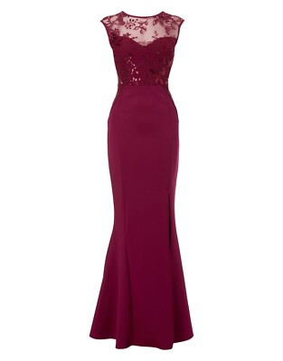 lipsy red sequin dress Split Maxi Dress Lipsy Red Sequin Dress Maxi Sequin Sexy Sleeveless Split Maxi Dress