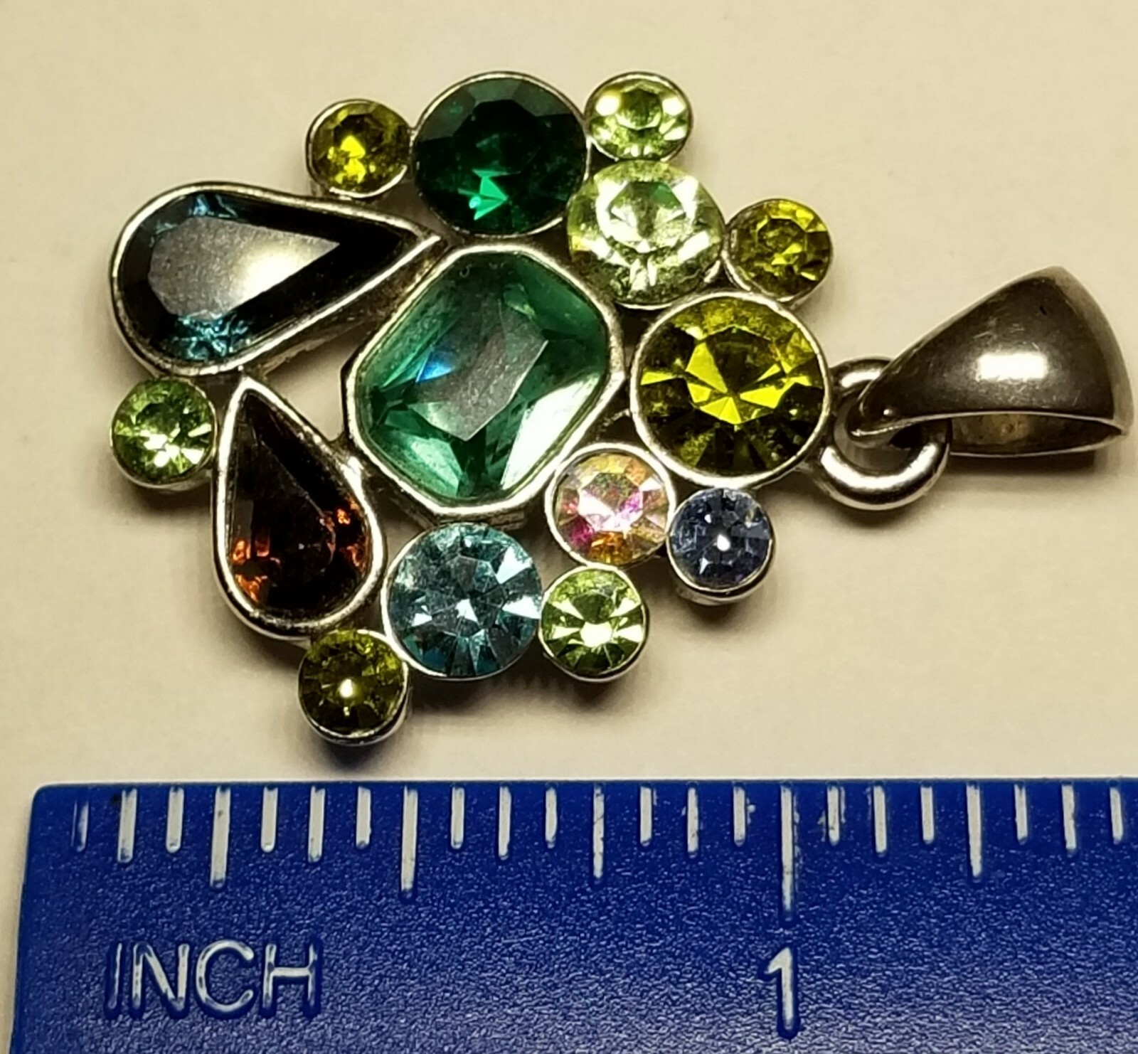 2 Crystal Pendants/Interchangeable Chain - image 11