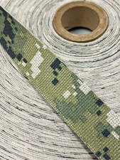 Milspec AOR2 Digital 1" 55301 Nylon Webbing Single Sided 5 Yards 