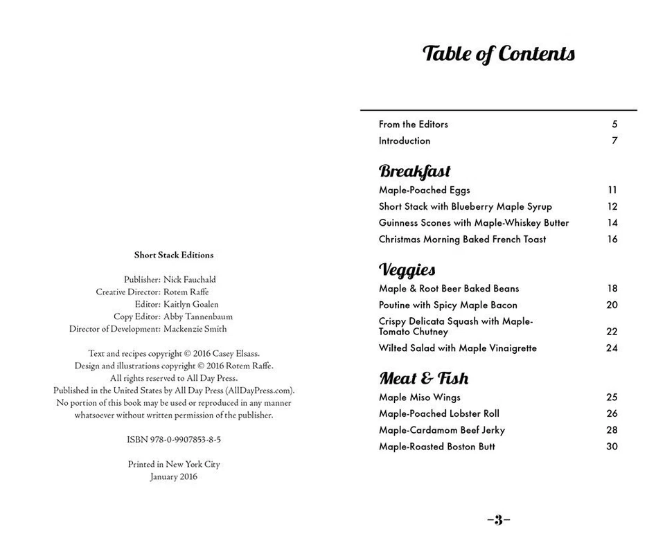 Maple Syrup by Casey Elsass Short Stack Editions (Out of Print) - Image 2 of 2