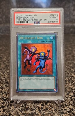 PSA 10 GEM MINT Delinquent Duo SRL-EN039 Yu-Gi-Oh! Spell Ruler