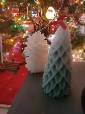 Christmas Tree Shaped Candles Decorative Candles Natural Wax Candle Holiday Gift