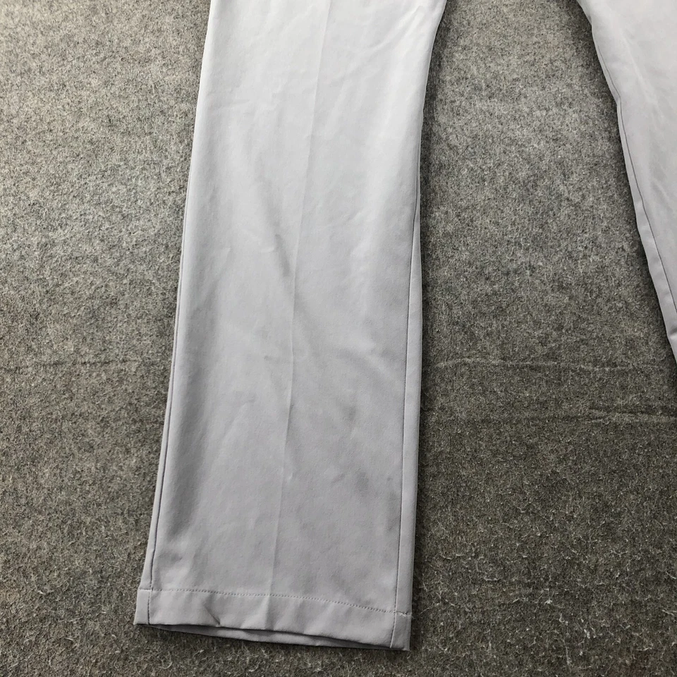 Pantalones Adidas Hombre 36x34 Gris Recto Golf Frente Plano Exterior Antideslizantes Foto 2 de 4