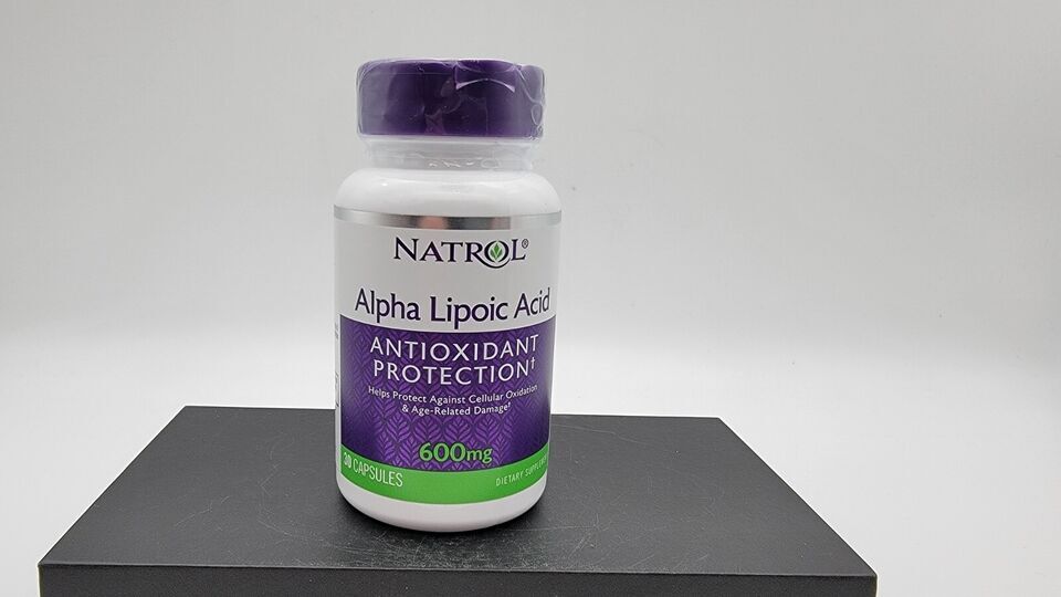 Natrol Alpha Lipoic Acid Antioxidant Protection 600 mg 30 Capsules Exp