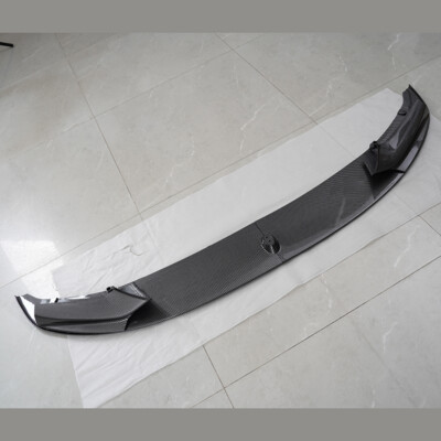 Front Bumper Spoiler Splitter For 2011-16 BMW F10 535i 550i M Sport Carbon Black