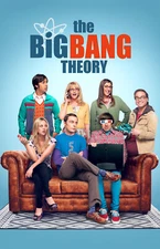 AA4551 The Big Bang Theory Film By Chuck Lorre 2007 Blue Movie Poster 11x17
