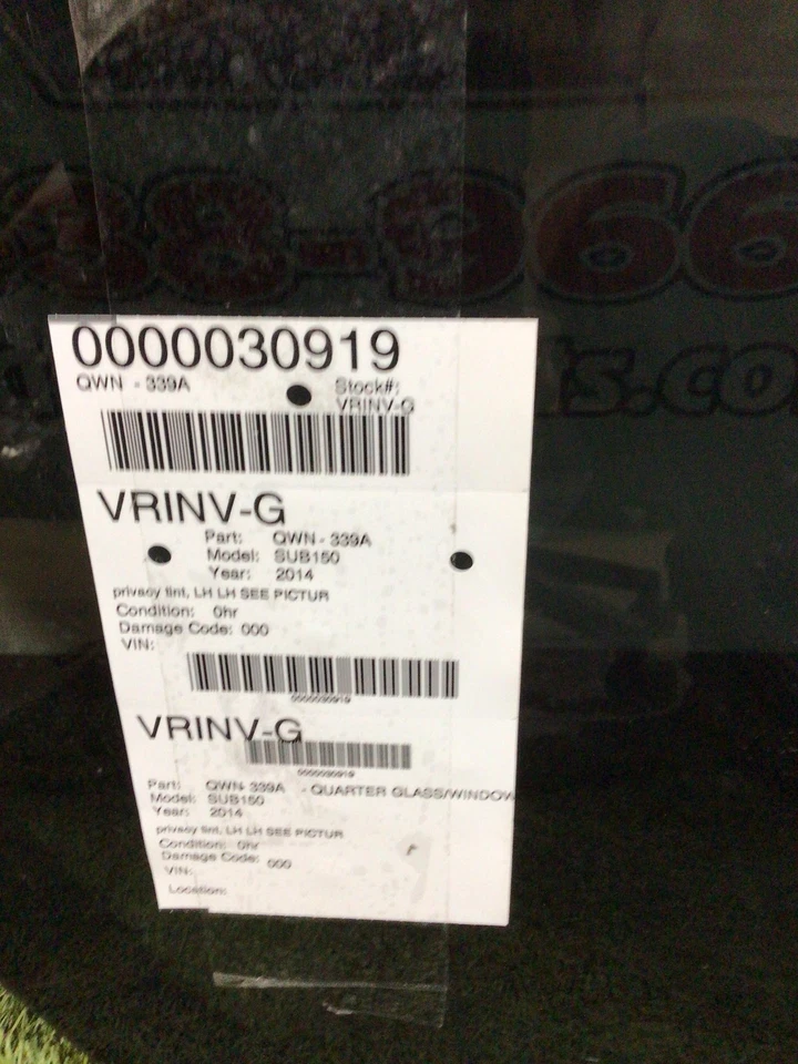 ✅ 2014 SUBURBAN 1500 CUARTO VENTANA DE CRISTAL LH OEM Foto 4 de 4