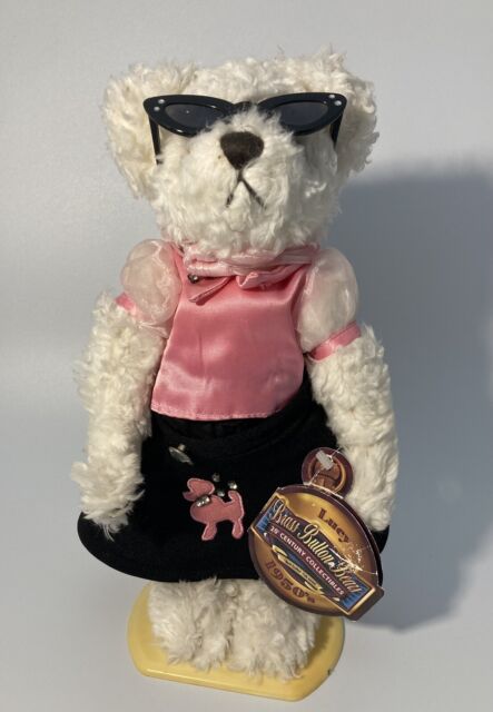 NWT 1999 Teddy Bear 50s Style “Lucy” Brass Button Bear Collection Pickford Bears