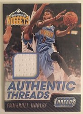 2016-17 Panini Threads Authentic Threads Basketball Card #24 Emmanuel Mudiay