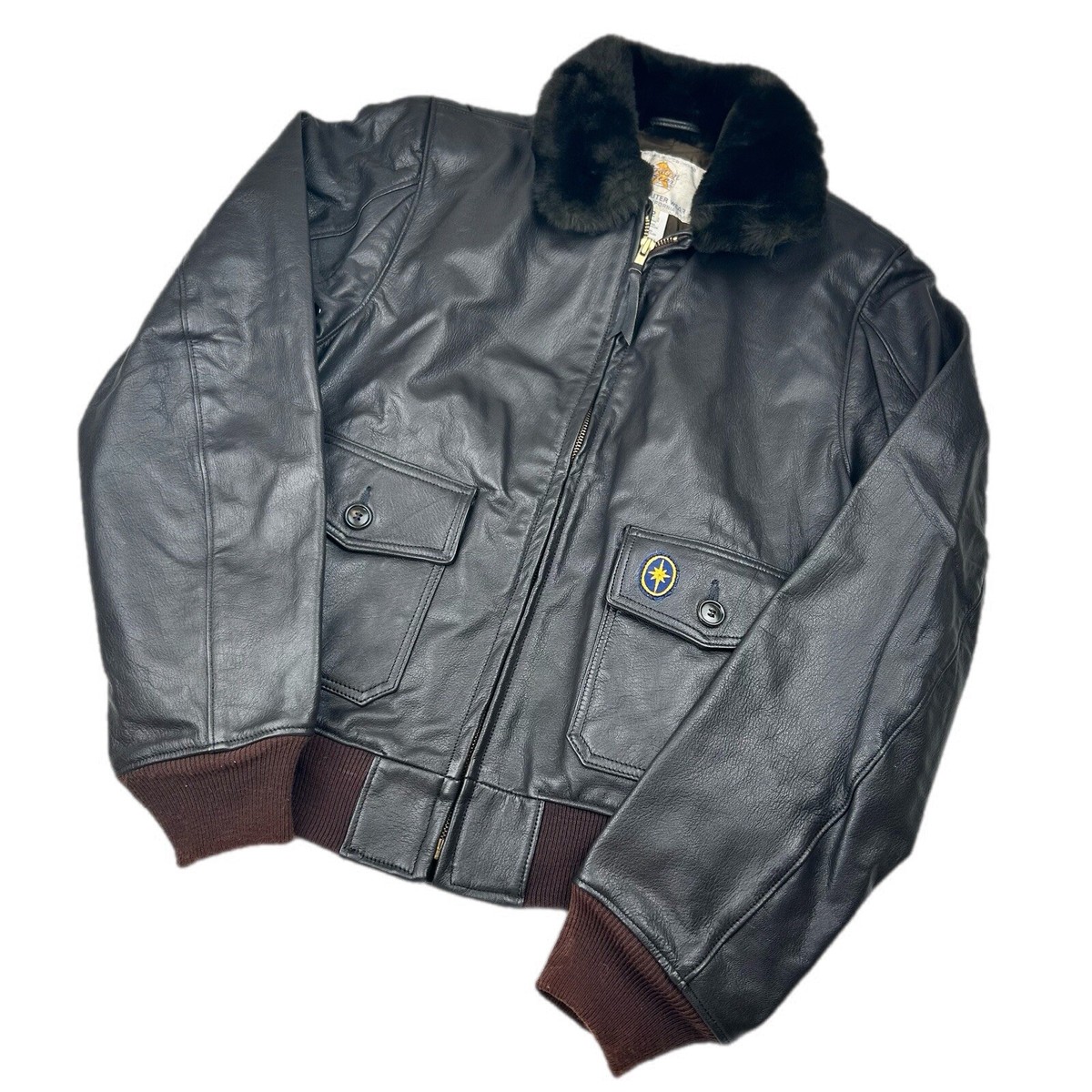 ジャケット・アウター 70s GOLDEN BEAR A2 TYPE LEATHER JKT Vintage 70s Golden Bear A-2 Leather Aviator Jacket Women's