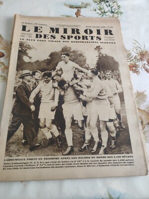 Le Miroir des Sports : Publication Hebdo | Défenseur (football) | Des sports