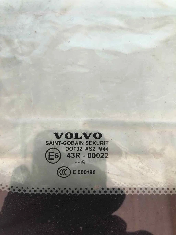 VOLVO SERIE 50 V50 T5 2005-2011 puerta trasera ventana de vidrio conductor izquierdo OEM Foto 2 de 4