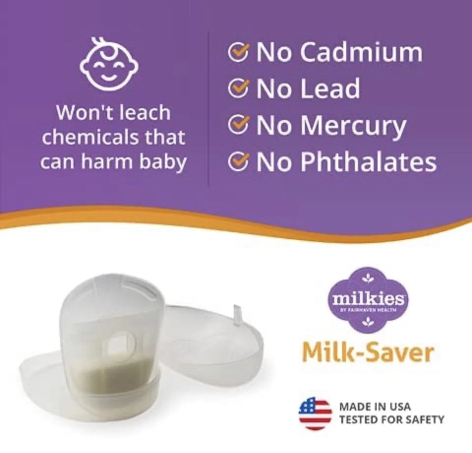 Fairhaven Health Milkies Ahorrador de Leche Materna Colector de Leche Materna Taza Ahorradora de Leche Materna Foto 3 de 4