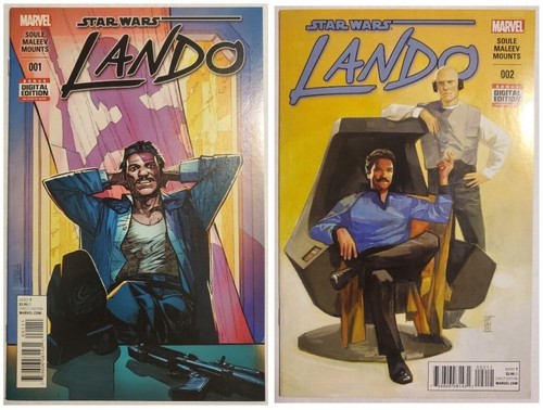 STAR WARS LANDO #1 & #2 1ST PRINT COMIC LOT! 1ST APP OF THE XIMPI & CHANATH CHA!